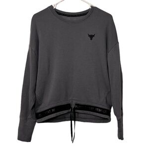Under Armour Project Rock Blood, Sweat Respect Sweatshirt crewneck women’s small